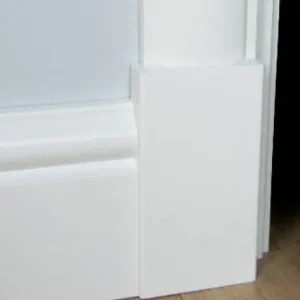 Rechte plintneut uit voorraad - MDF v313 - D.22 x B.75 x H.90 mm Gecertificeerd